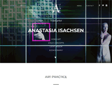 Tablet Screenshot of anastasiaisachsen.com
